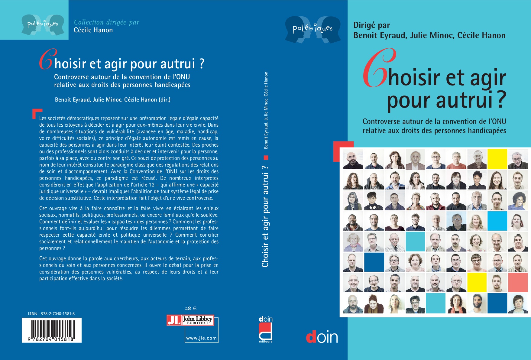 Couverture Choisir et agir pour autrui Doin