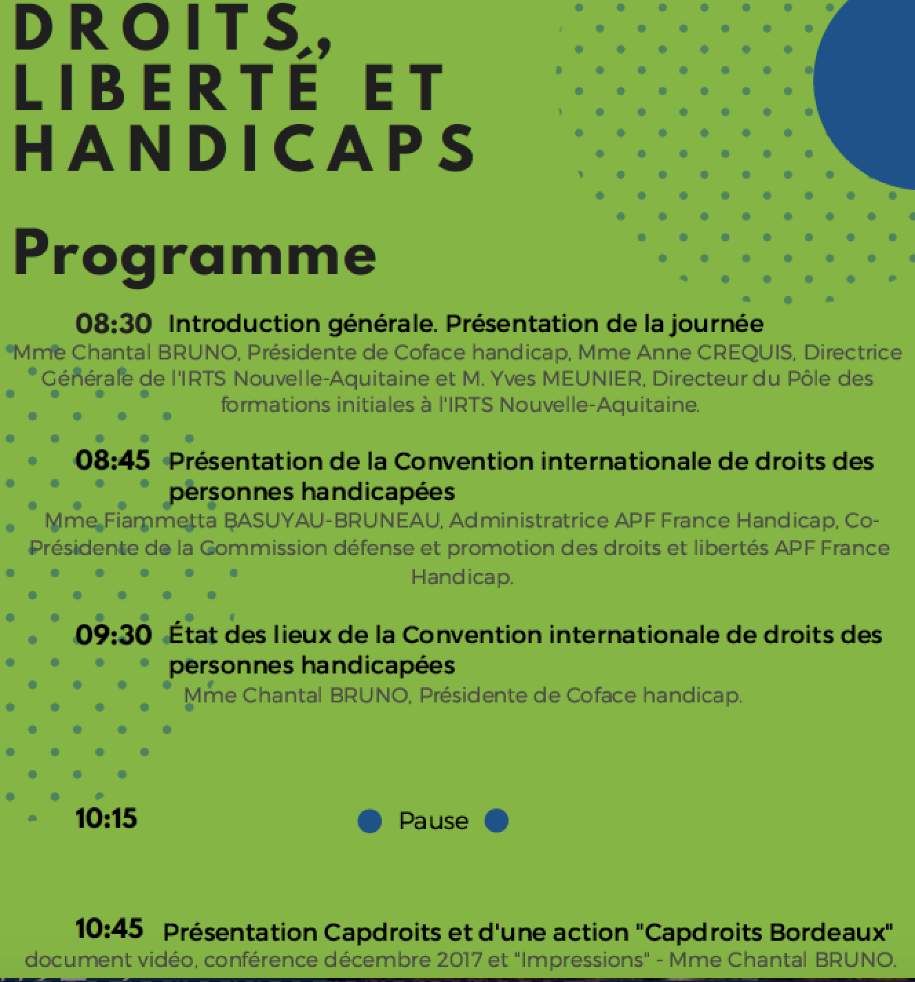 Capture d’e?cran programme capdroits bordeaux